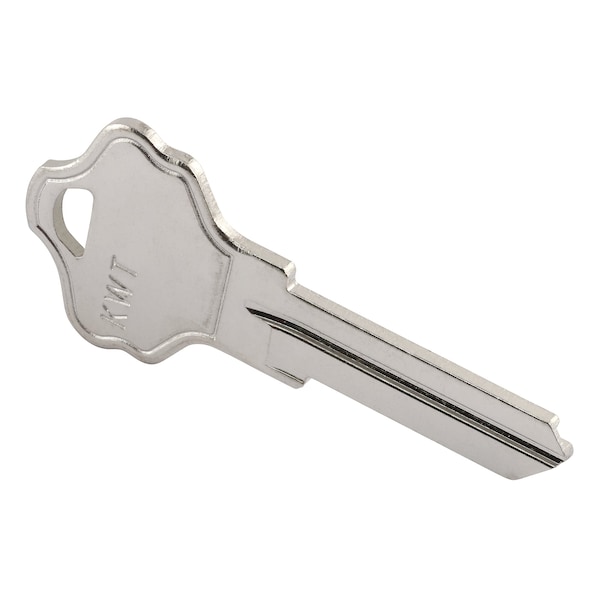 Prime-Line Kwikset KW10 Key Blank, Nickel Plated Brass, 6-Pin, Use w/Thickset Ultra Max (50 Pack) MP66753 - main